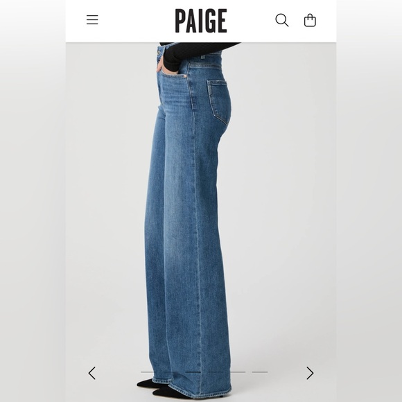 PAIGE Sasha Wide Leg Jean - Picture 3 of 6